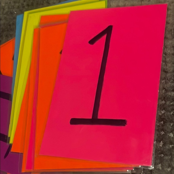 Colorful Number Flashcards Set - Picture 2 of 3